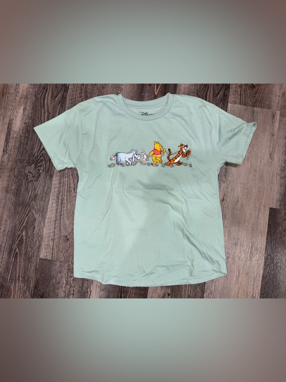 Disney BoxLunch Winne the Pooh Embroidered T-Shirt, Adult Size Medium